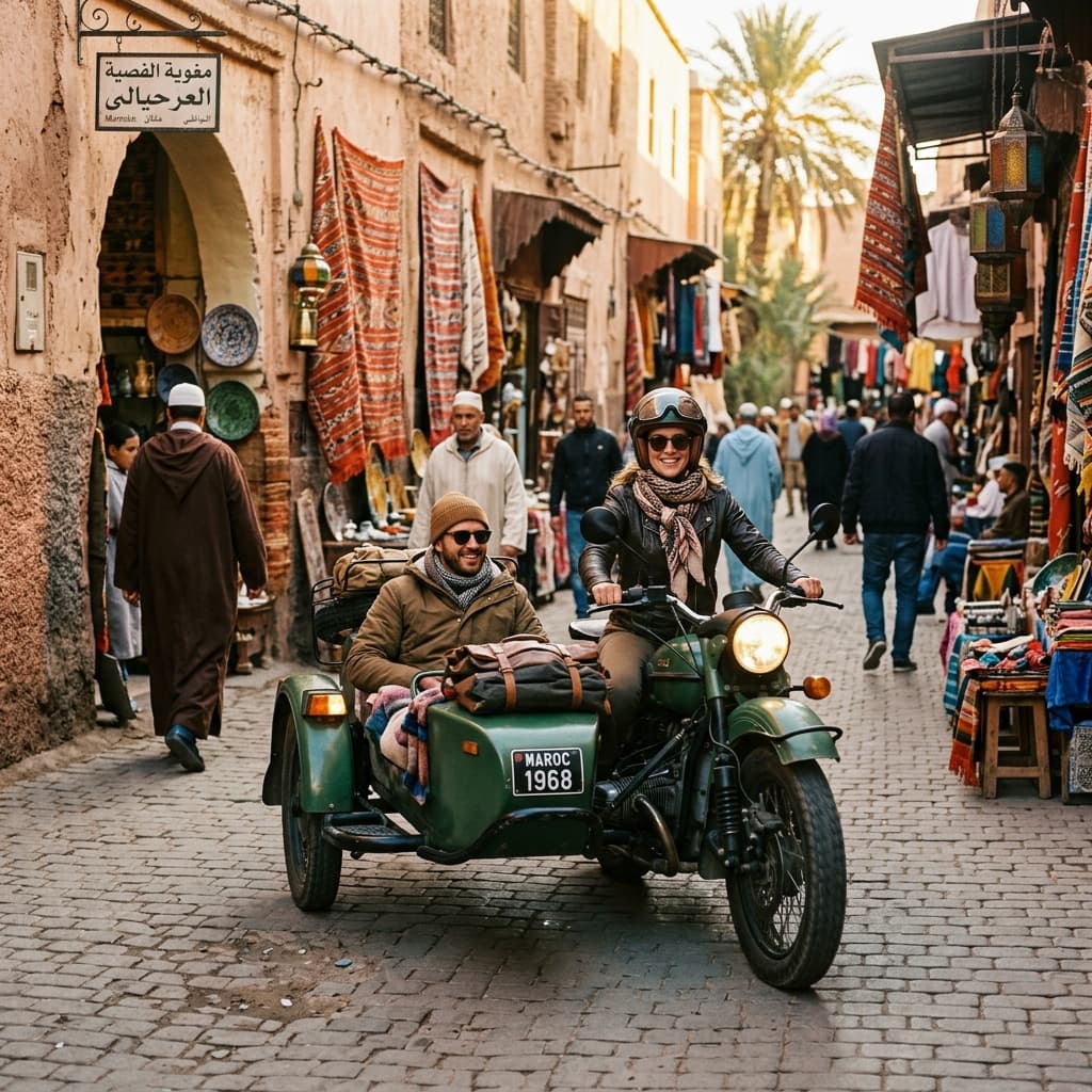 Sidecar Tour of Marrakech
