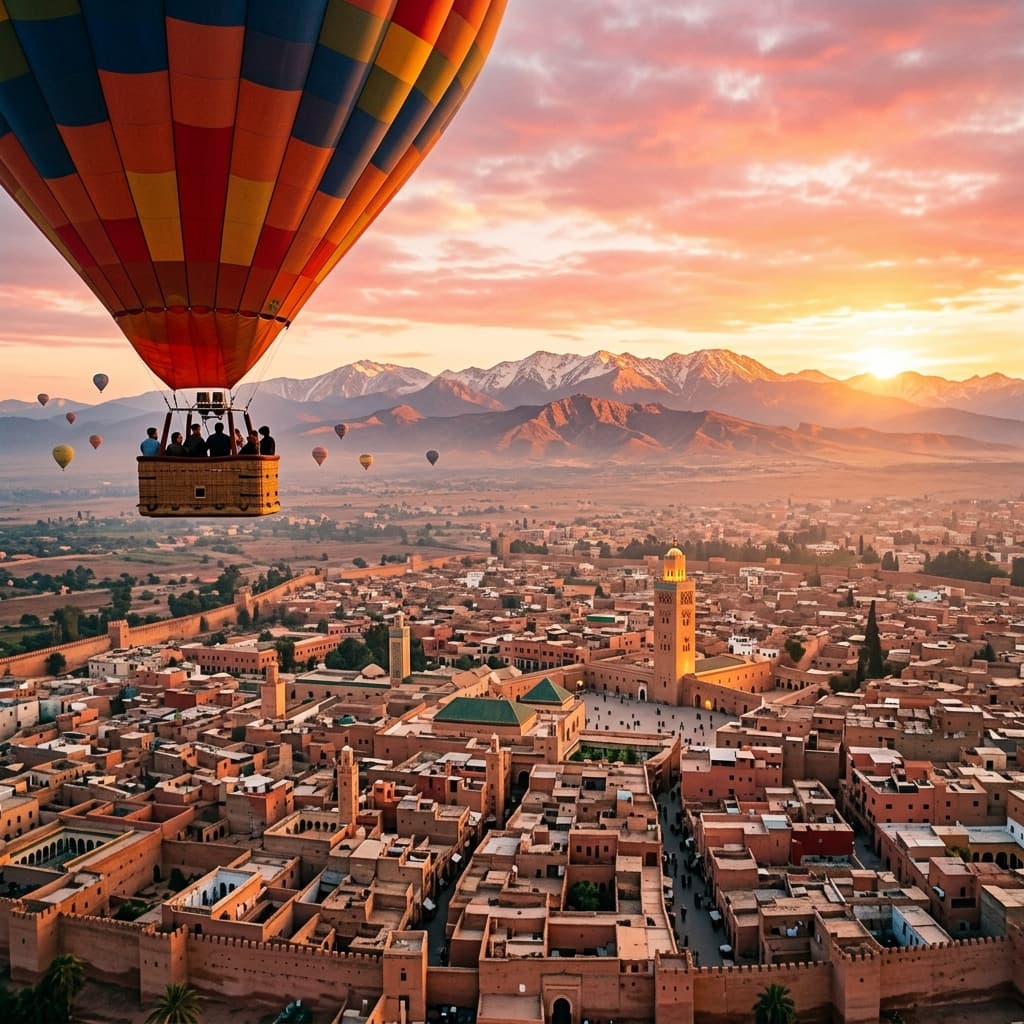 Hot Air Balloon over Marrakech - Image 2